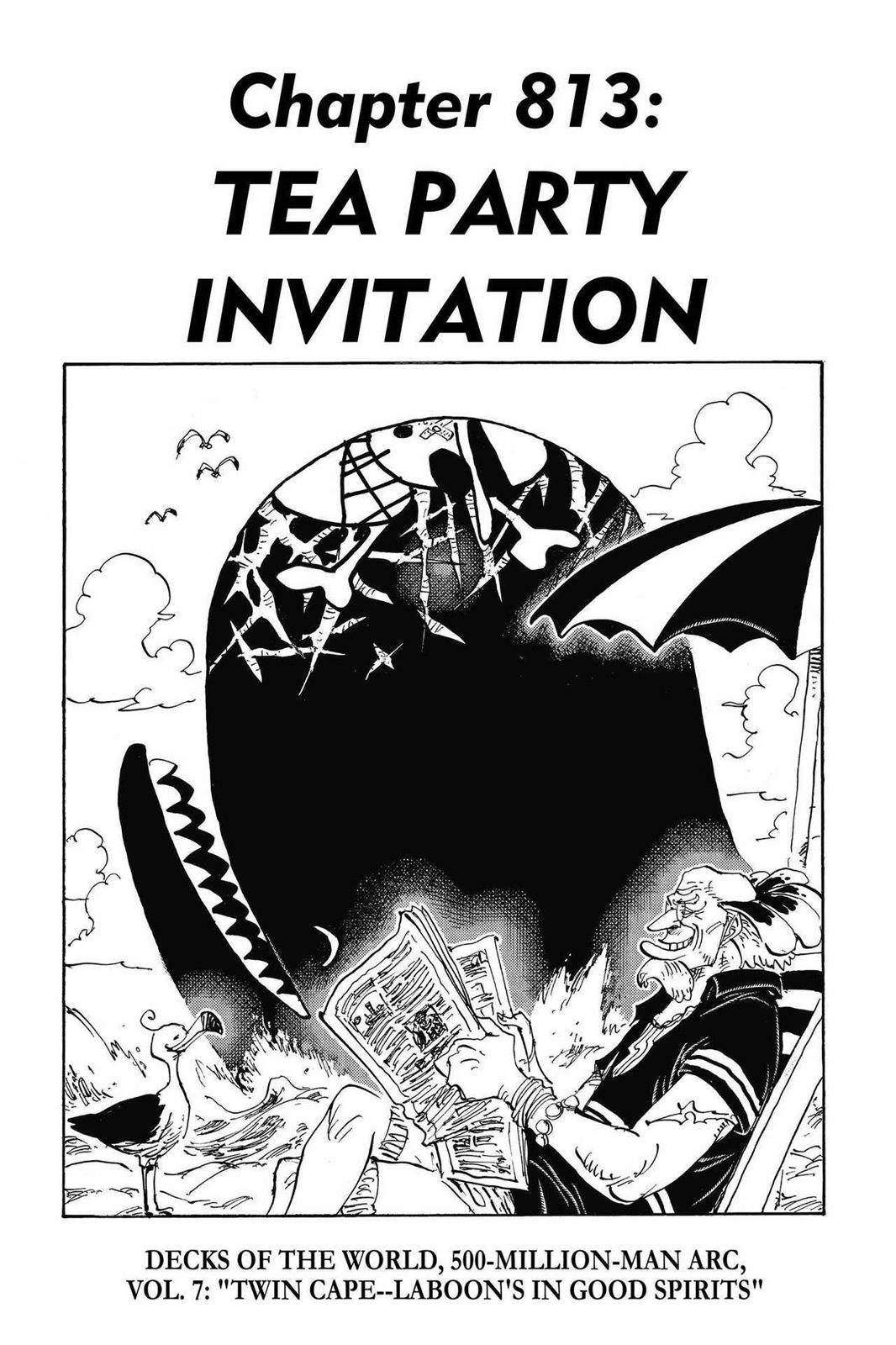 One Piece Manga Manga Chapter - 813 - image 1