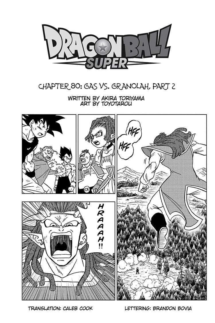 Dragon Ball Super Manga Manga Chapter - 80 - image 1