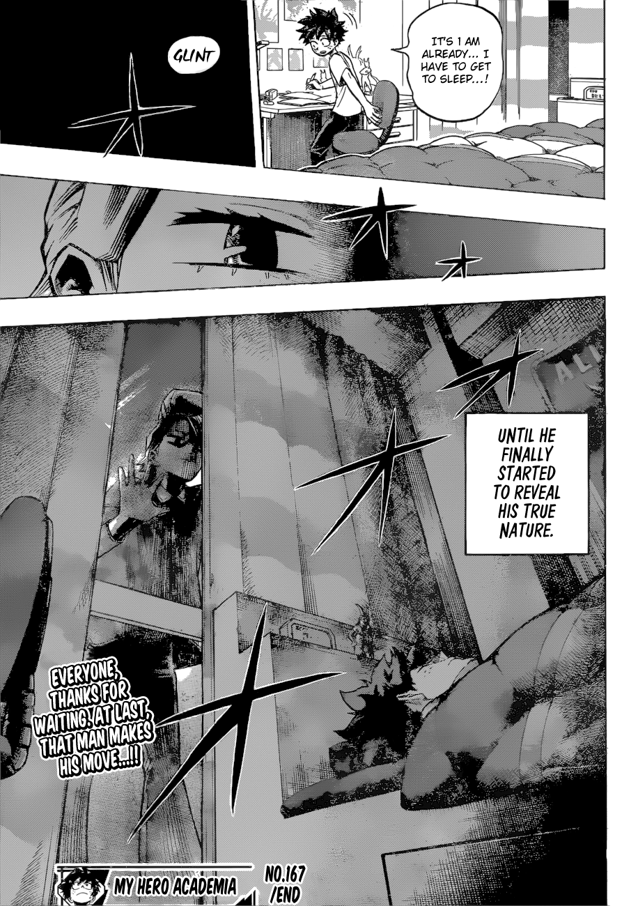 My Hero Academia Manga Manga Chapter - 167 - image 17