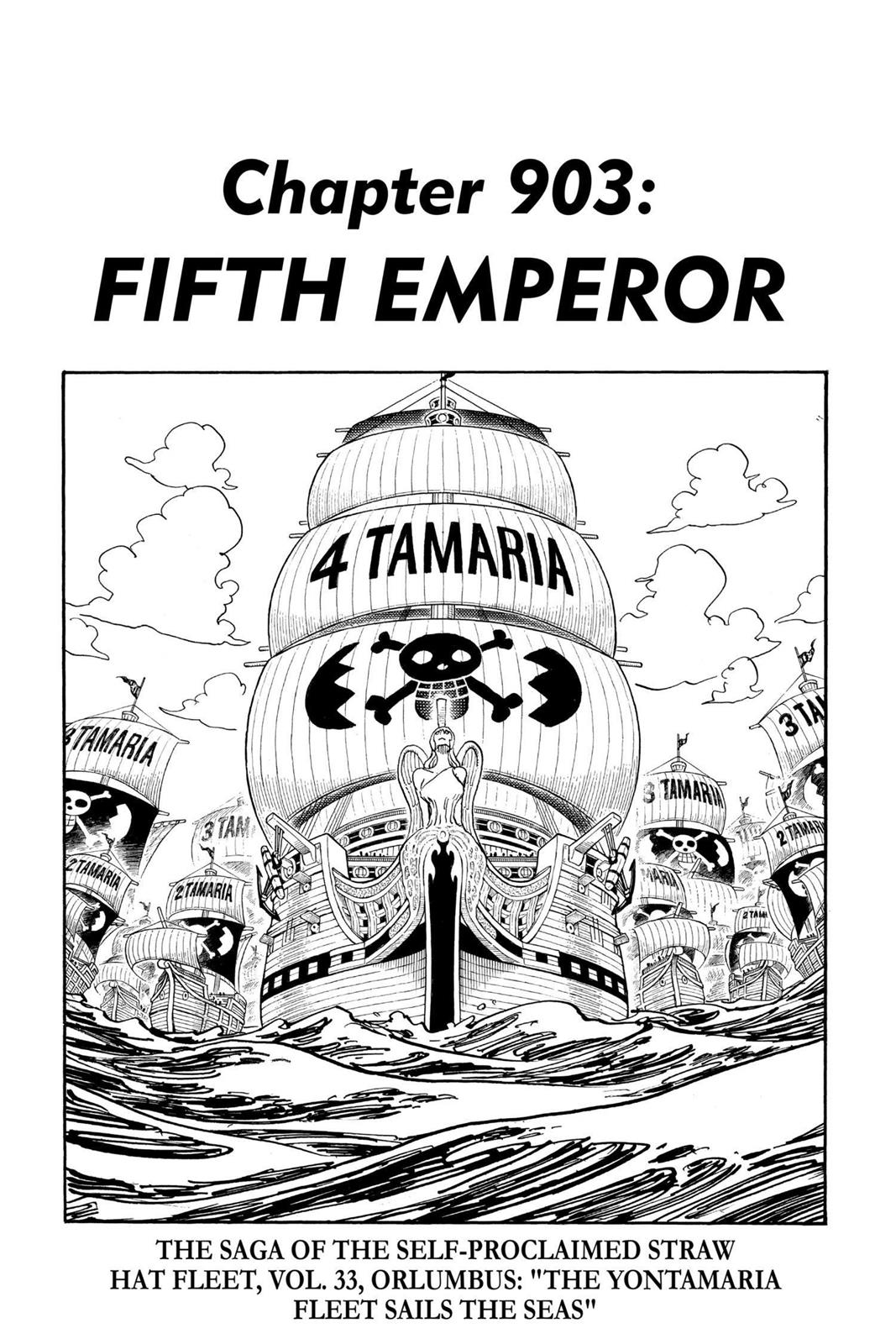 One Piece Manga Manga Chapter - 903 - image 1