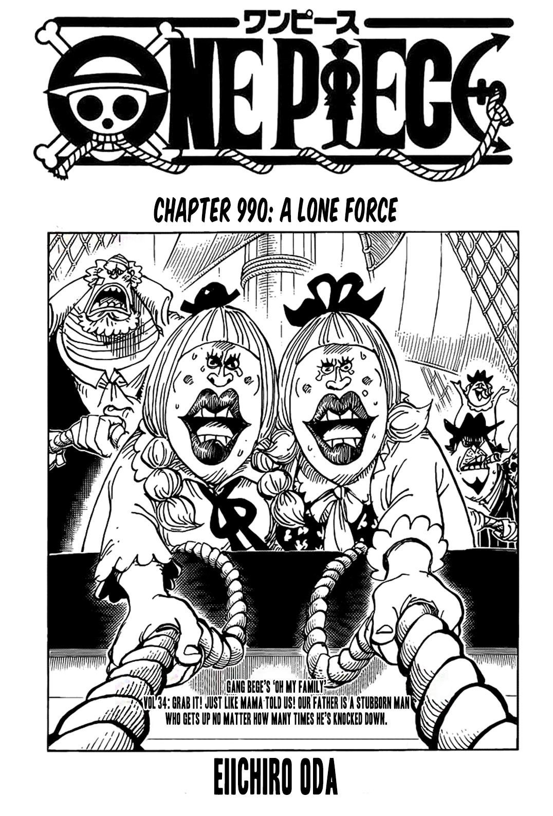 One Piece Manga Manga Chapter - 990 - image 2