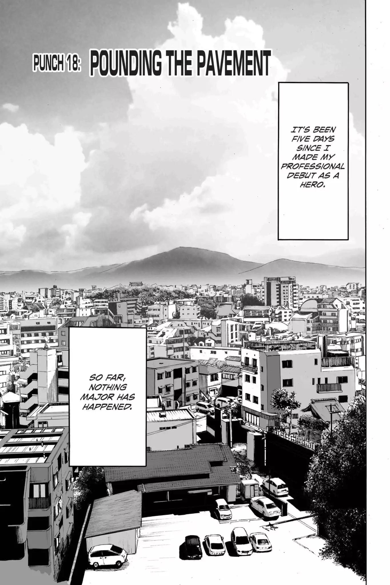 One Punch Man Manga Manga Chapter - 18 - image 1