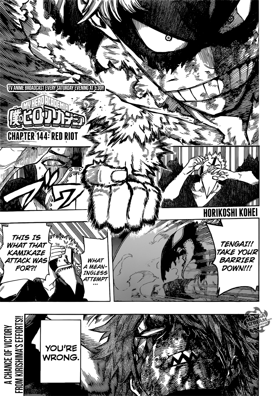 My Hero Academia Manga Manga Chapter - 144 - image 1