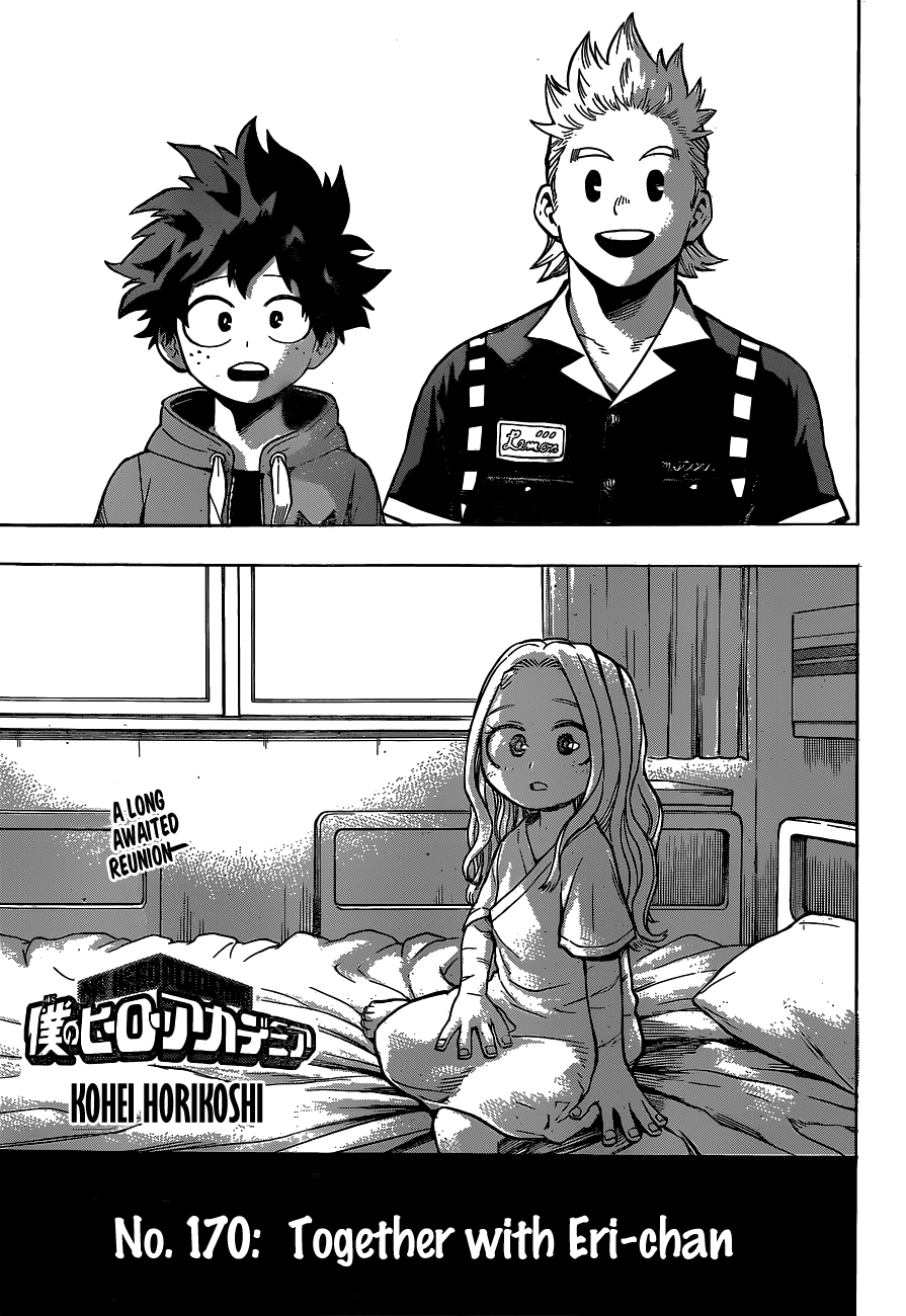 My Hero Academia Manga Manga Chapter - 170 - image 1