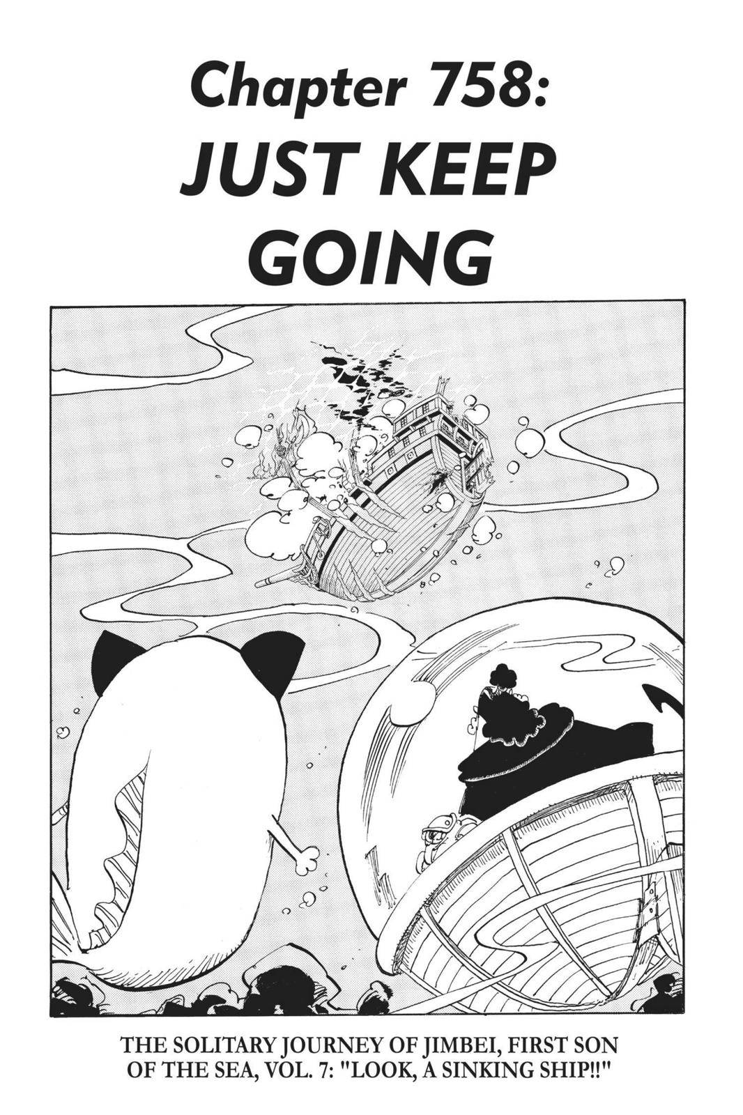 One Piece Manga Manga Chapter - 758 - image 1