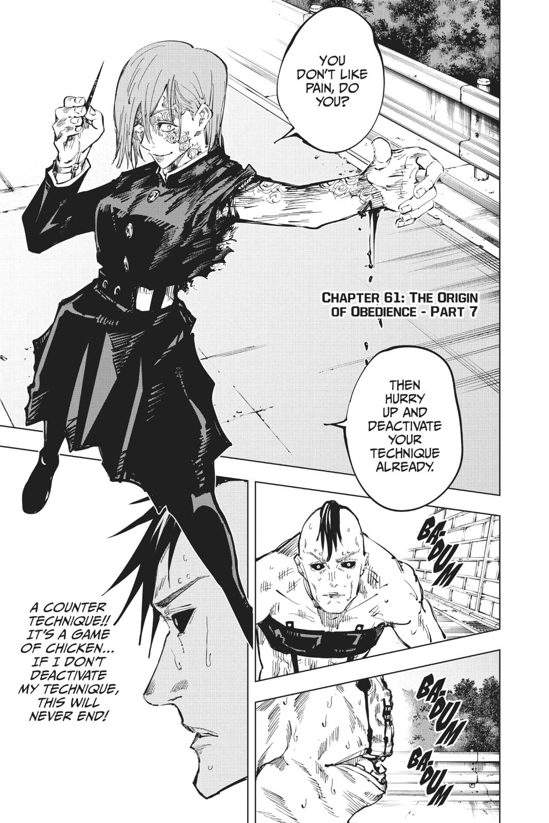 Jujutsu Kaisen Manga Chapter - 61 - image 1