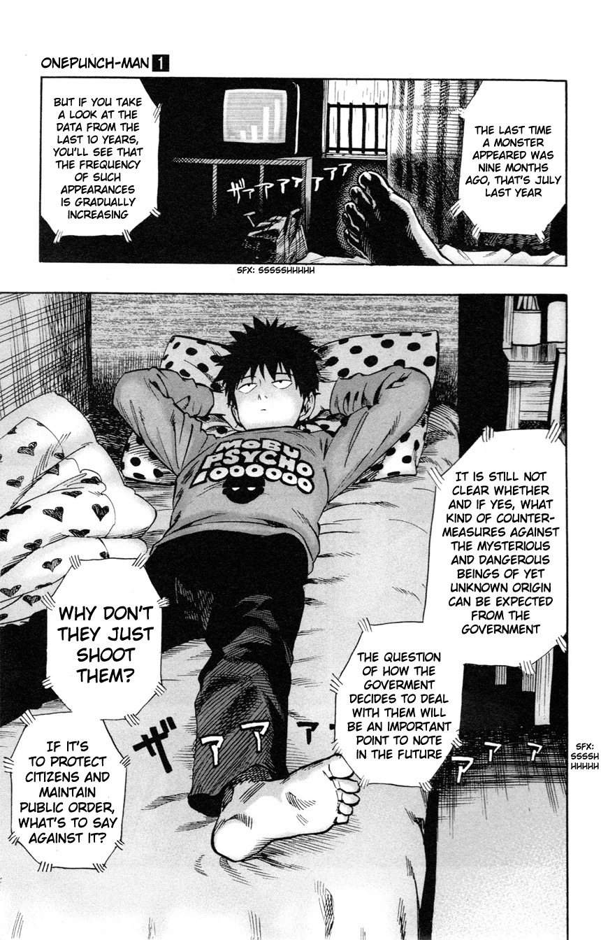 One Punch Man Manga Manga Chapter - 8.1 - image 5