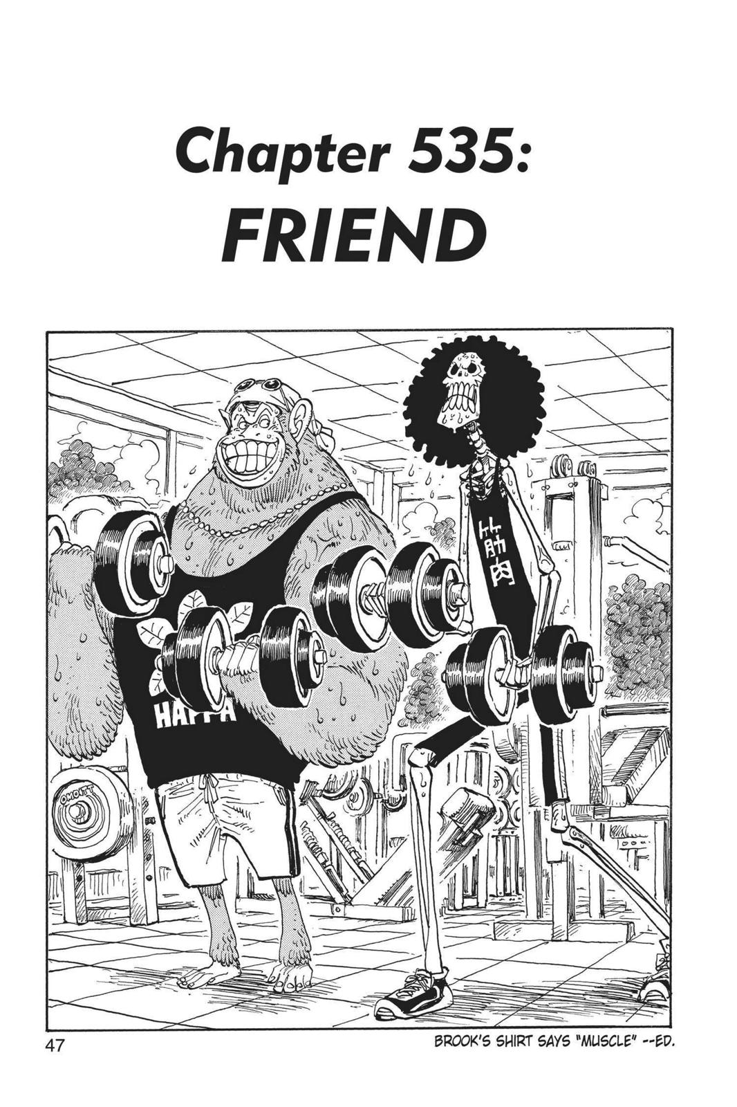 One Piece Manga Manga Chapter - 535 - image 1