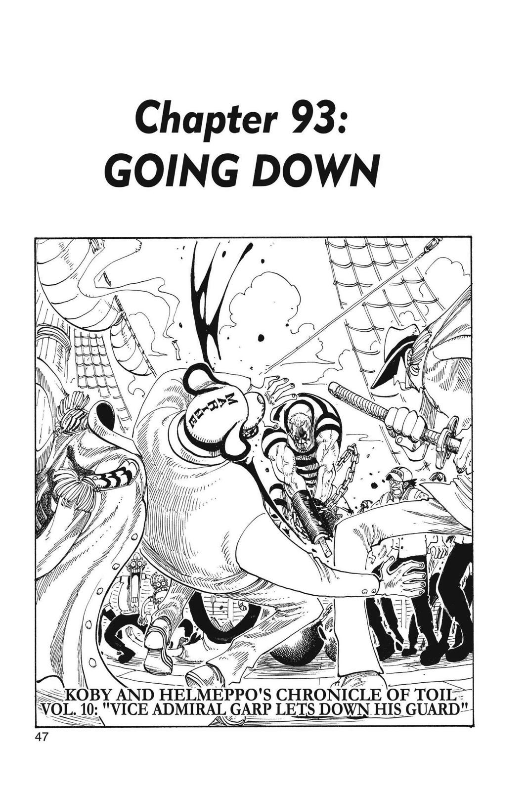 One Piece Manga Manga Chapter - 93 - image 1