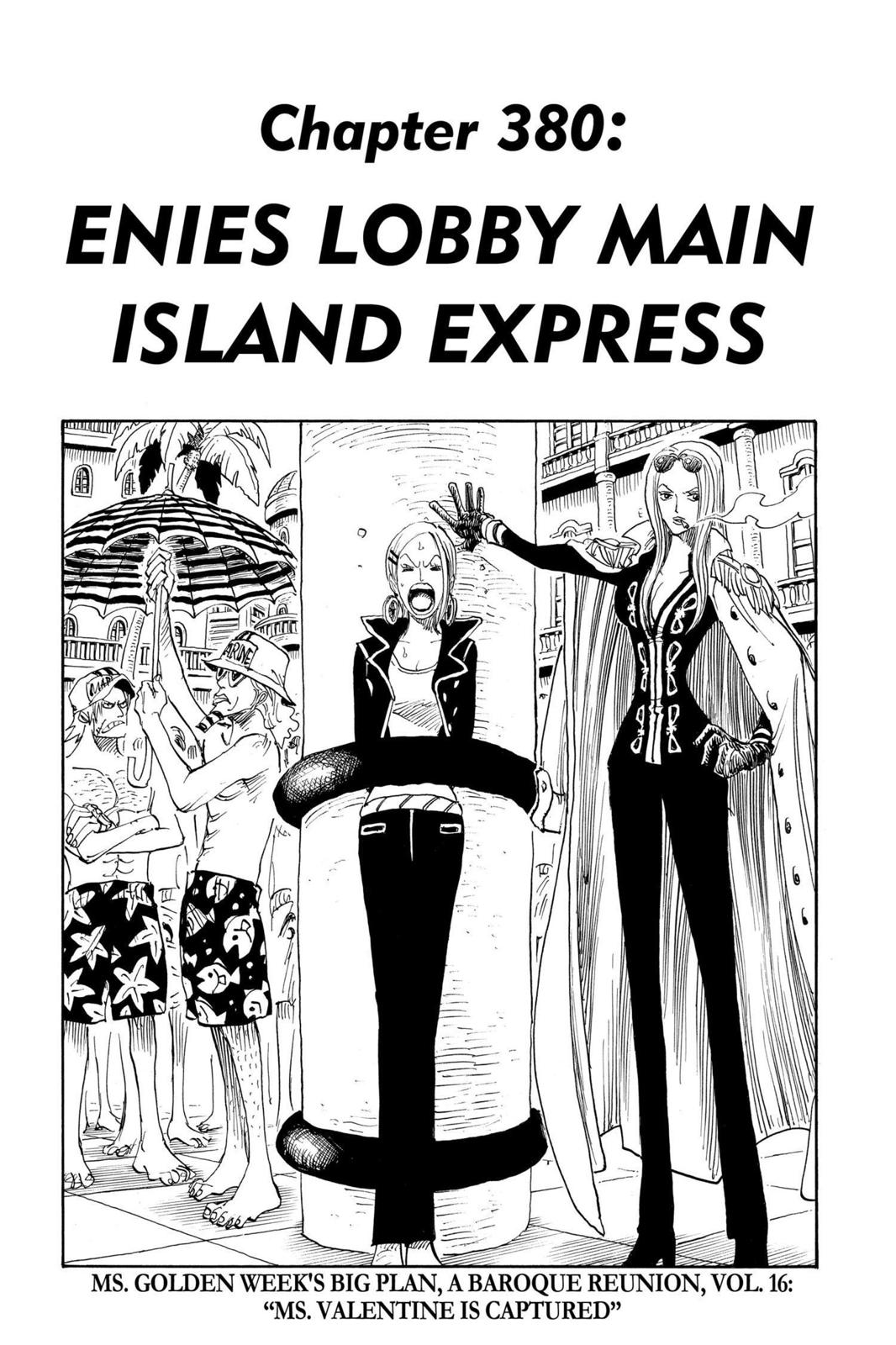 One Piece Manga Manga Chapter - 380 - image 1