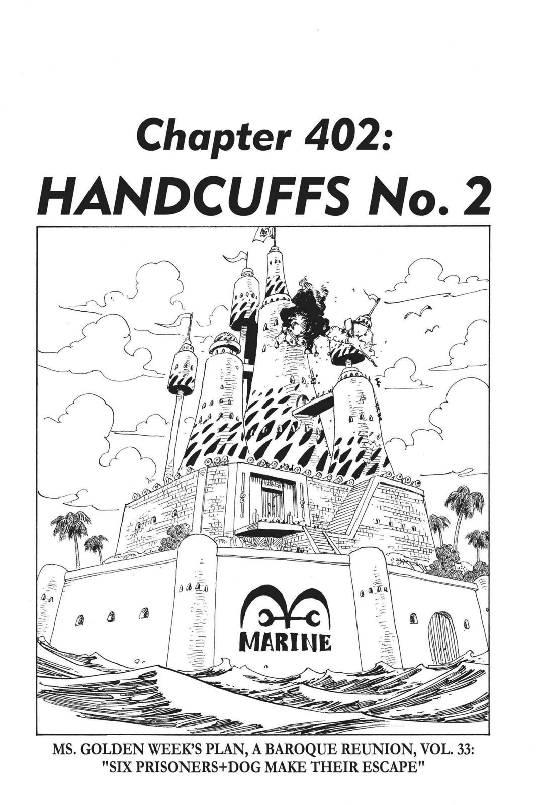 One Piece Manga Manga Chapter - 402 - image 1