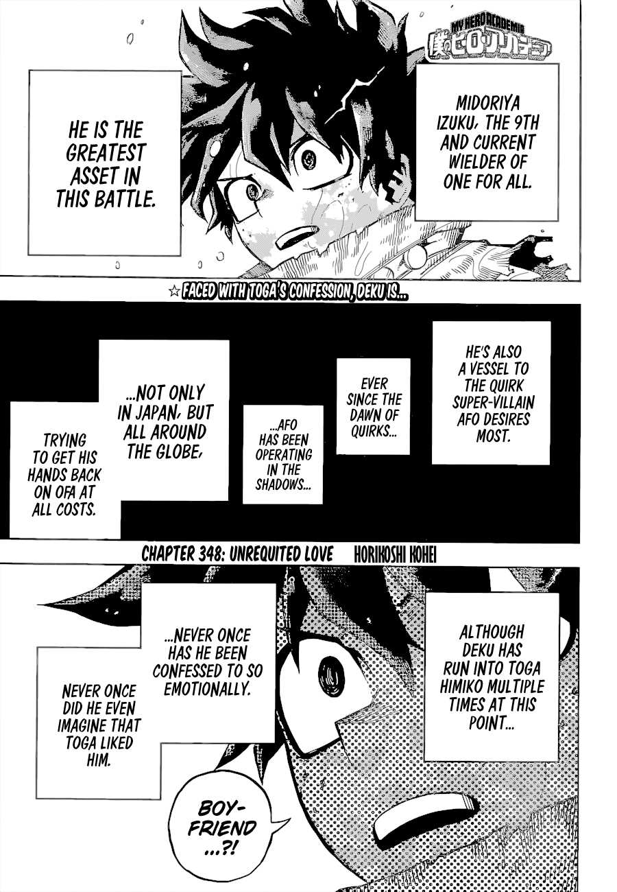 My Hero Academia Manga Manga Chapter - 348 - image 3