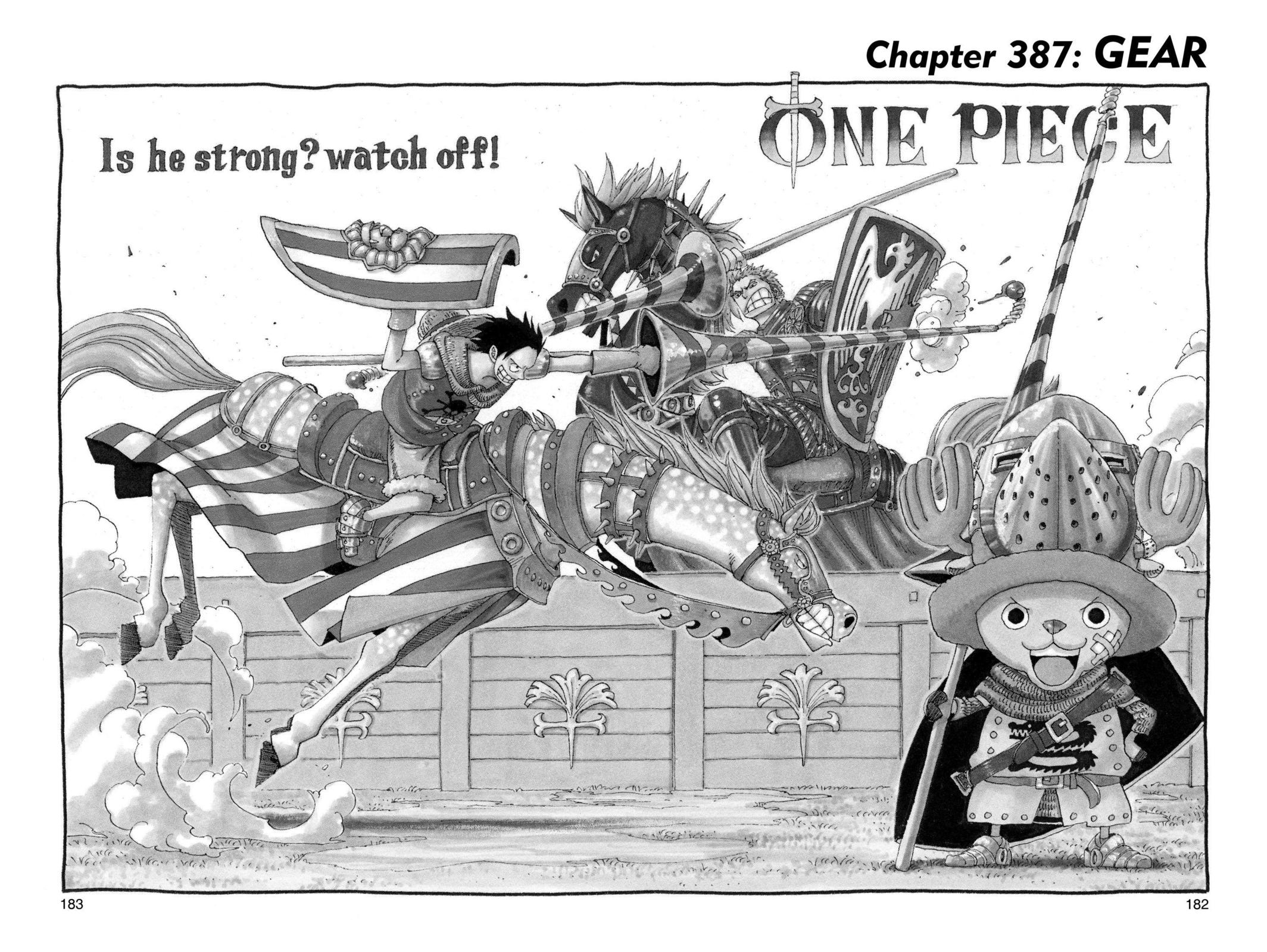 One Piece Manga Manga Chapter - 387 - image 1