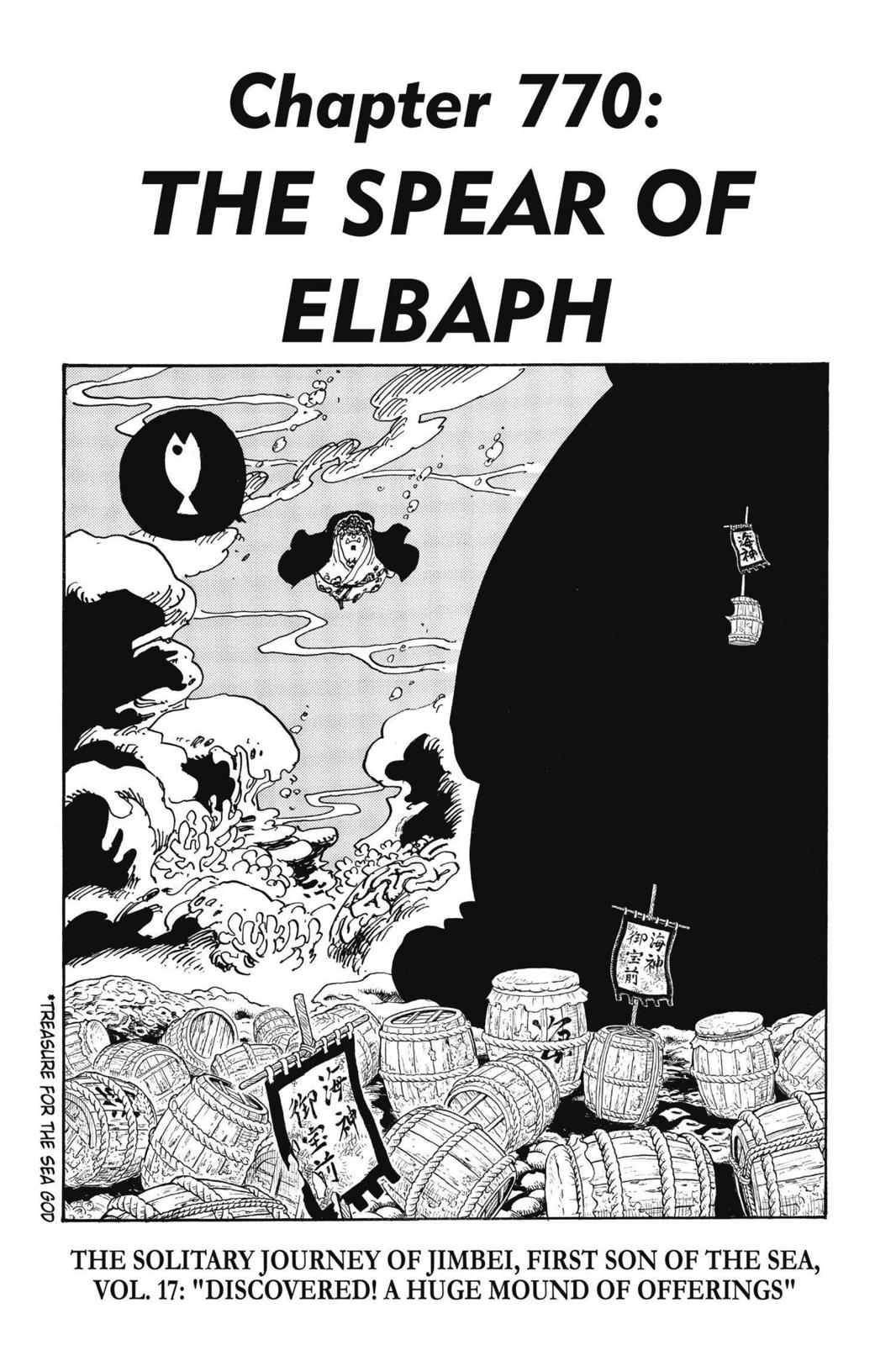 One Piece Manga Manga Chapter - 770 - image 1