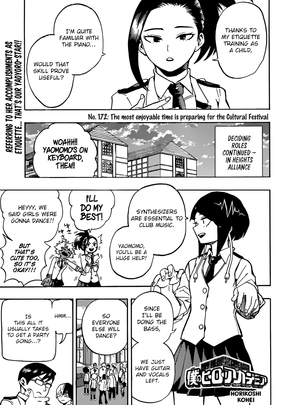 My Hero Academia Manga Manga Chapter - 172 - image 1