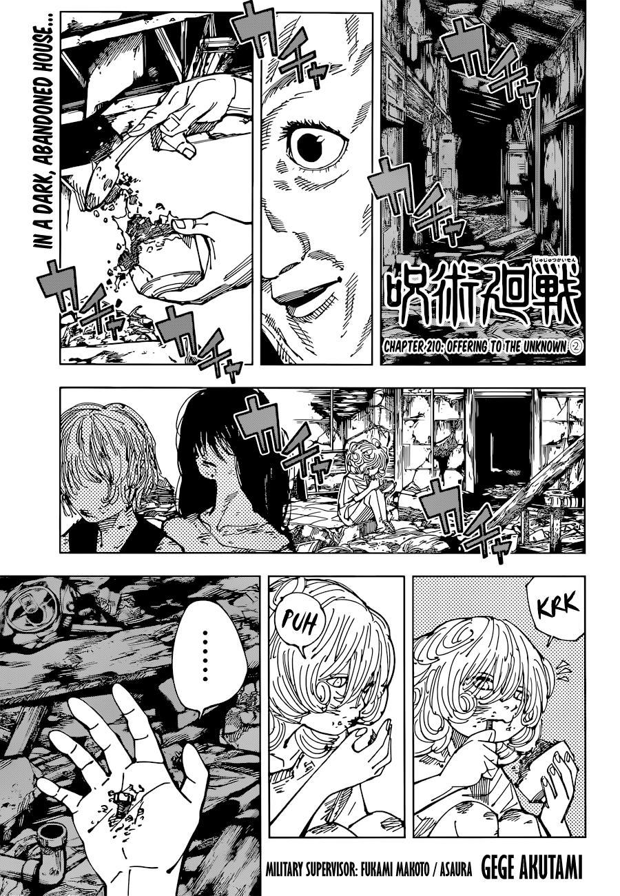 Jujutsu Kaisen Manga Chapter - 210 - image 1