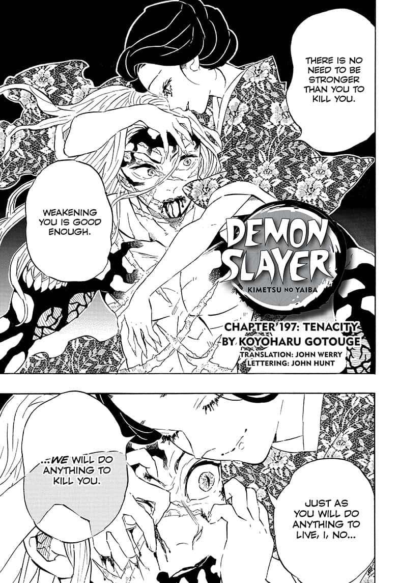 Demon Slayer Manga Manga Chapter - 197 - image 1