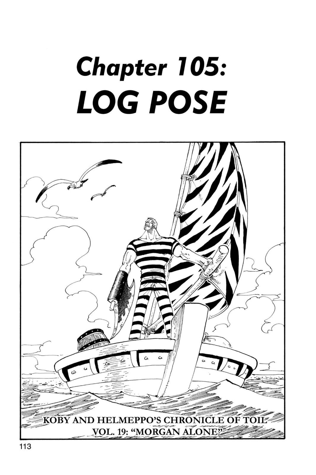 One Piece Manga Manga Chapter - 105 - image 1