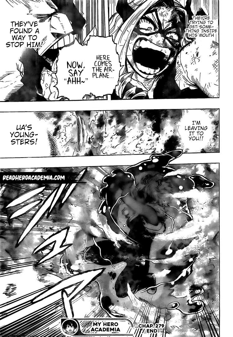 My Hero Academia Manga Manga Chapter - 279 - image 17
