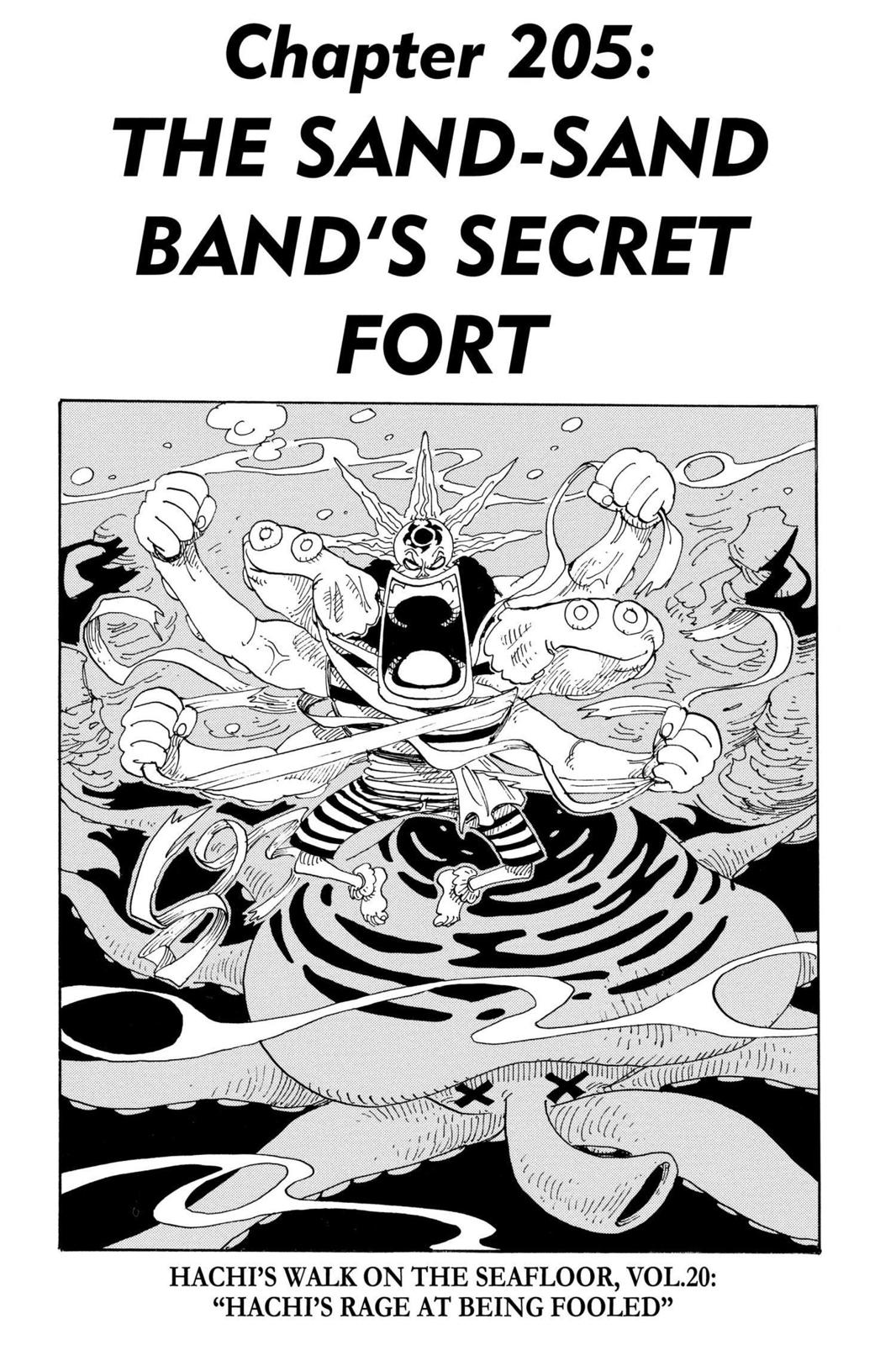 One Piece Manga Manga Chapter - 205 - image 1