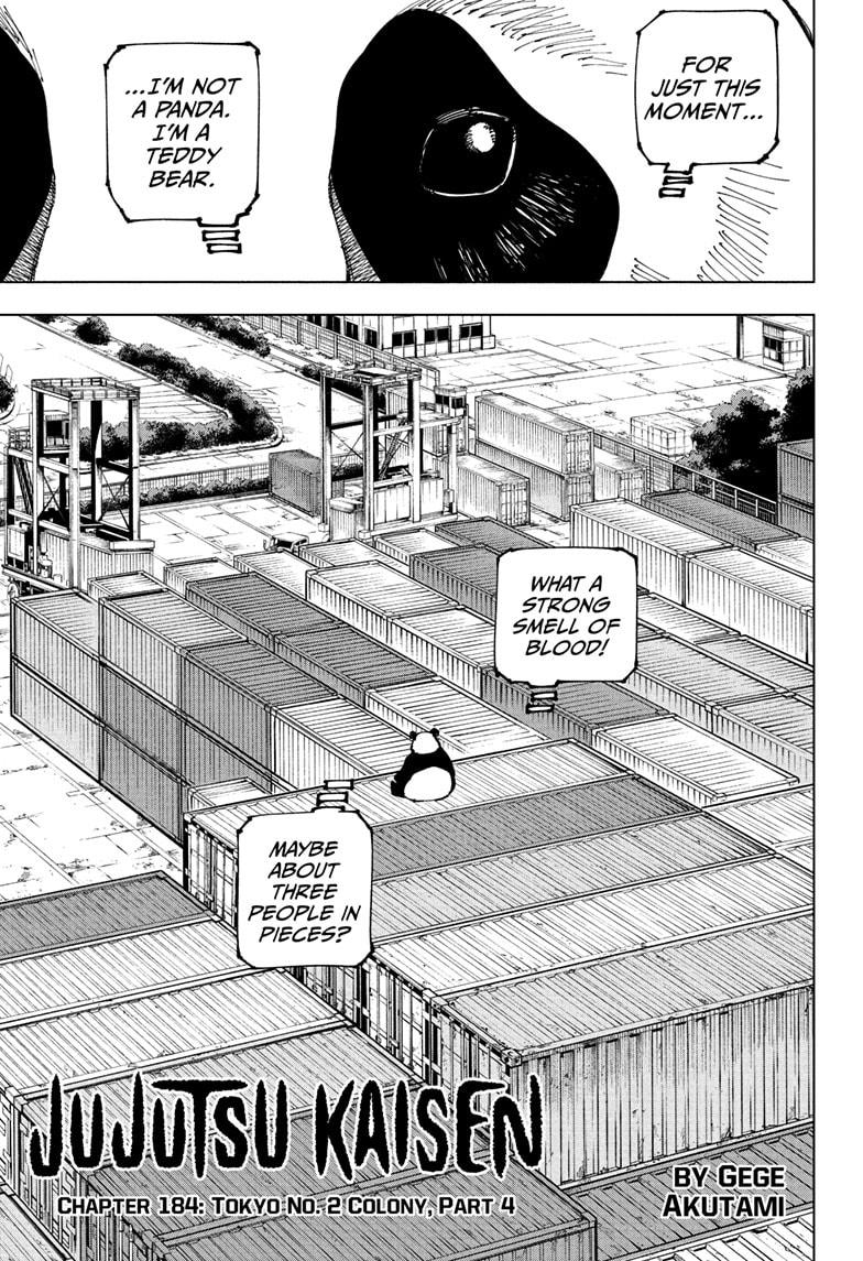 Jujutsu Kaisen Manga Chapter - 184 - image 1