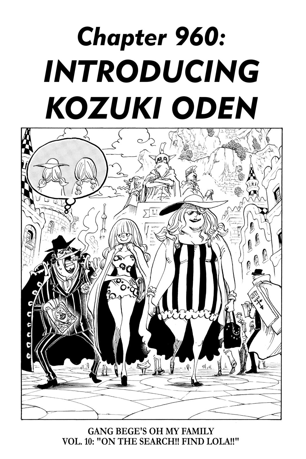 One Piece Manga Manga Chapter - 960 - image 1