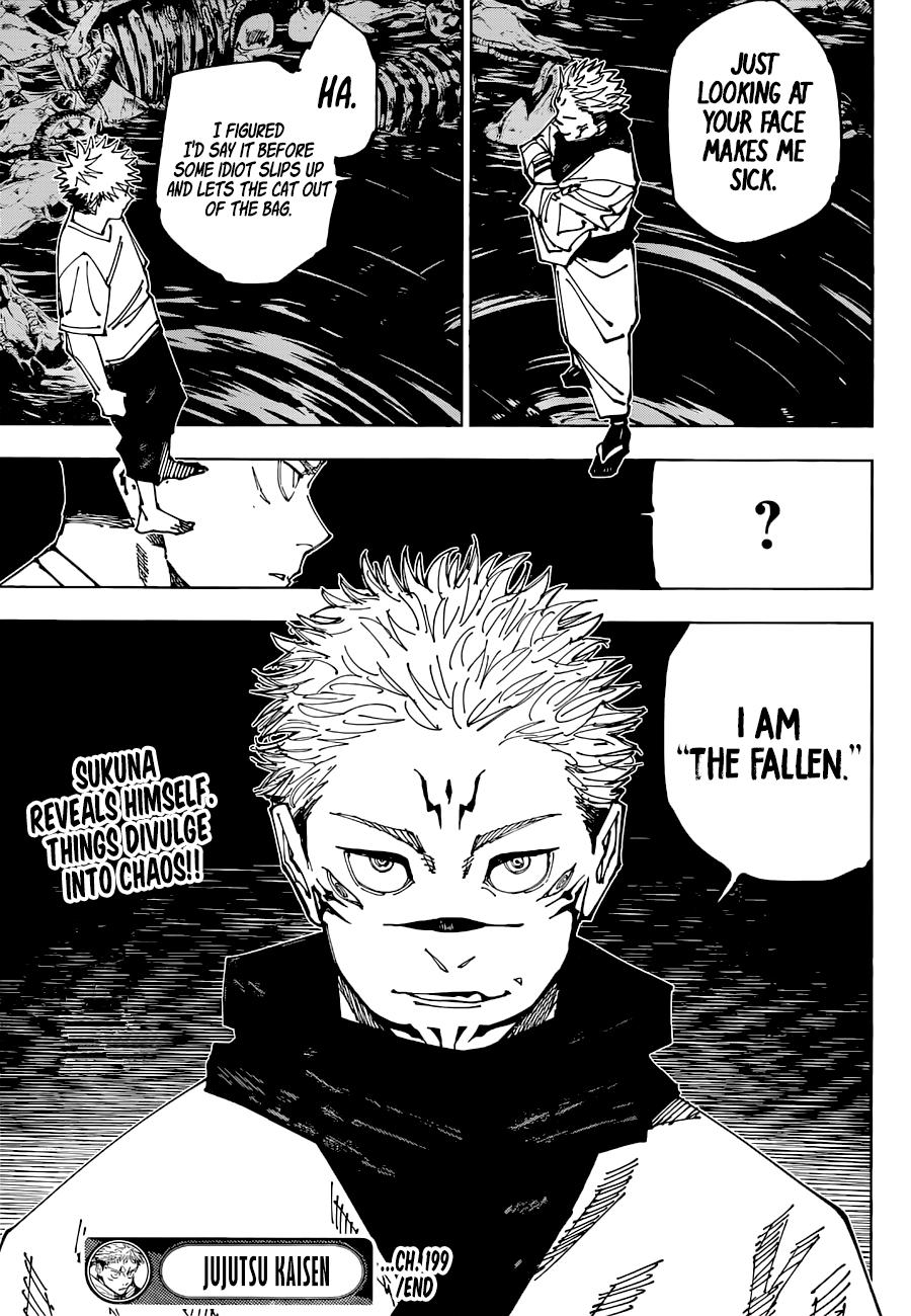 Jujutsu Kaisen Manga Chapter - 199 - image 19