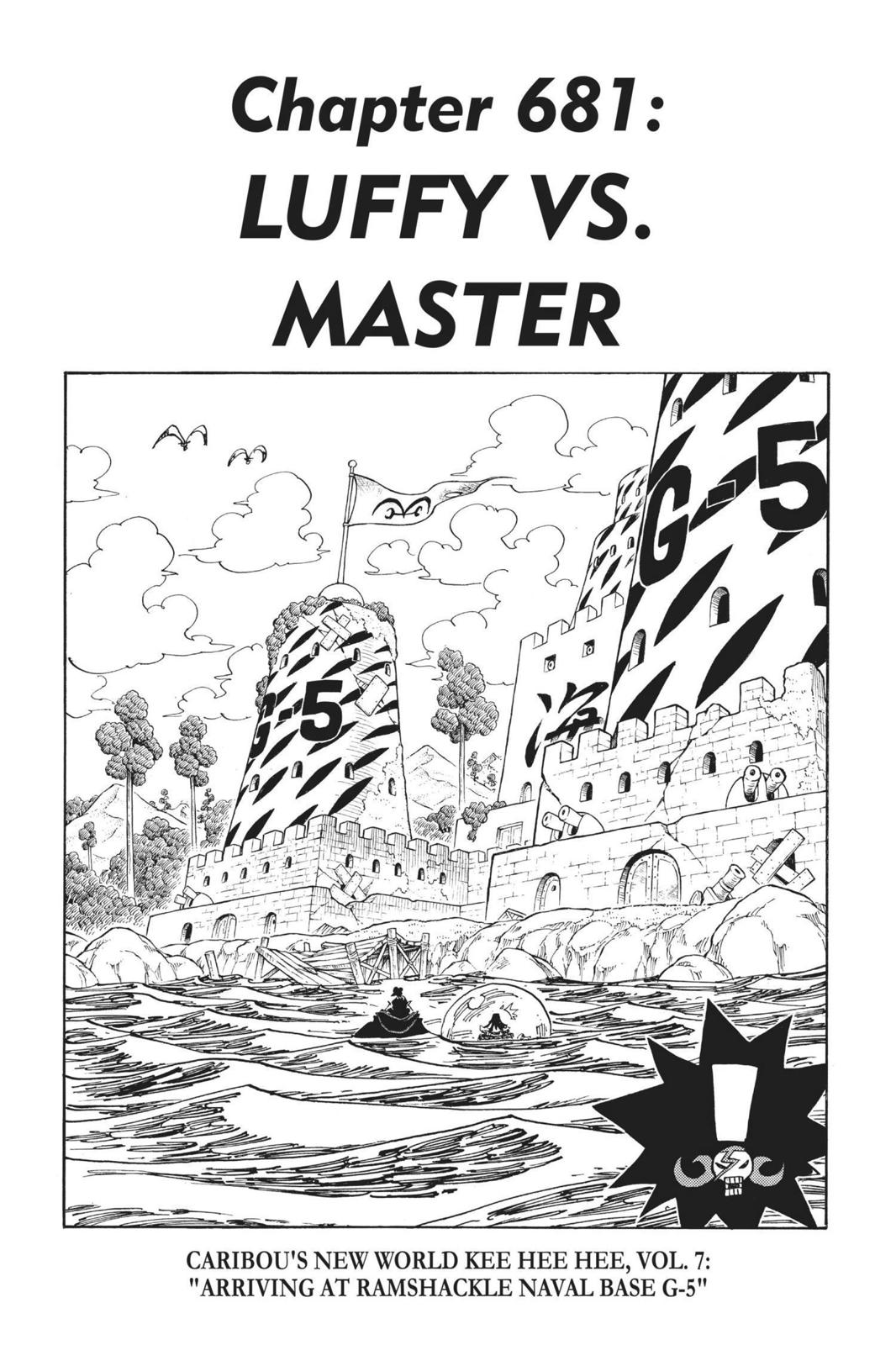 One Piece Manga Manga Chapter - 681 - image 1