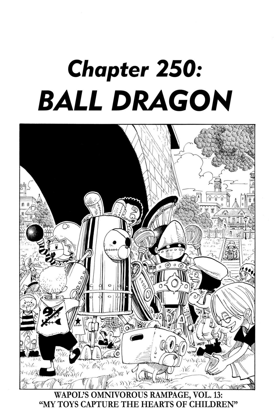 One Piece Manga Manga Chapter - 250 - image 1