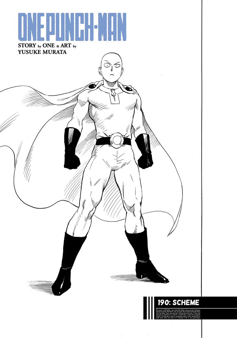 One Punch Man Manga Manga Chapter - 190 - image 1