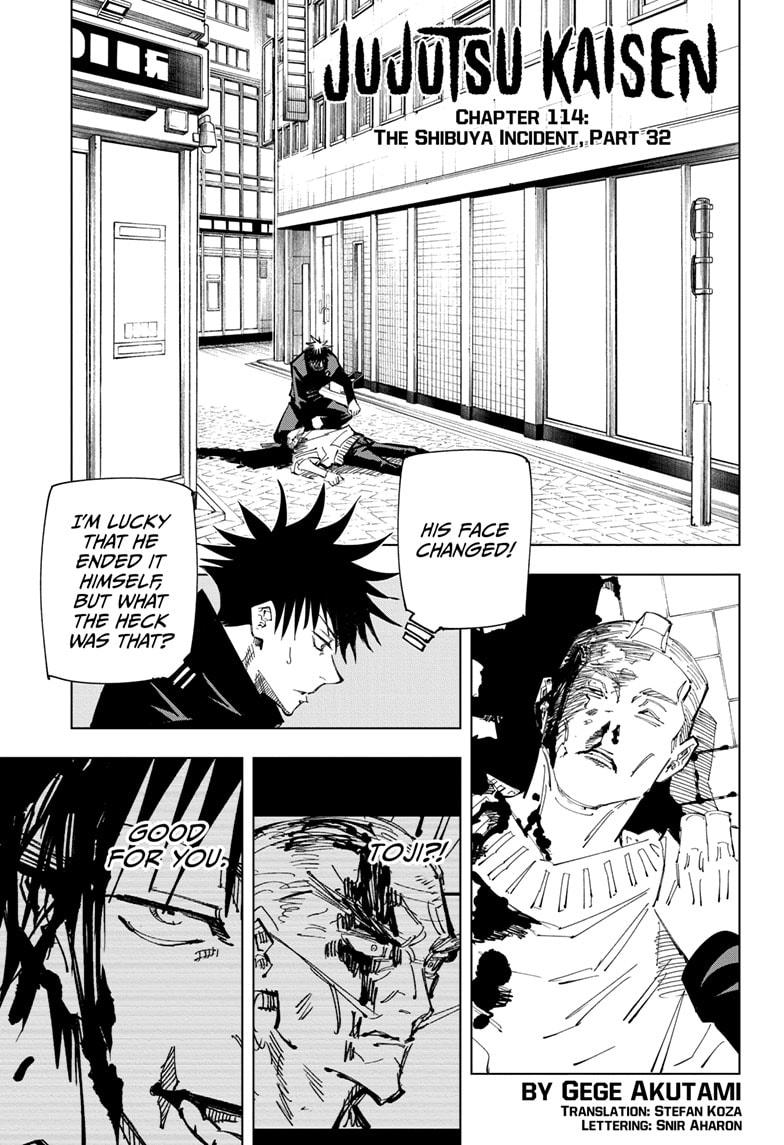 Jujutsu Kaisen Manga Chapter - 114 - image 1