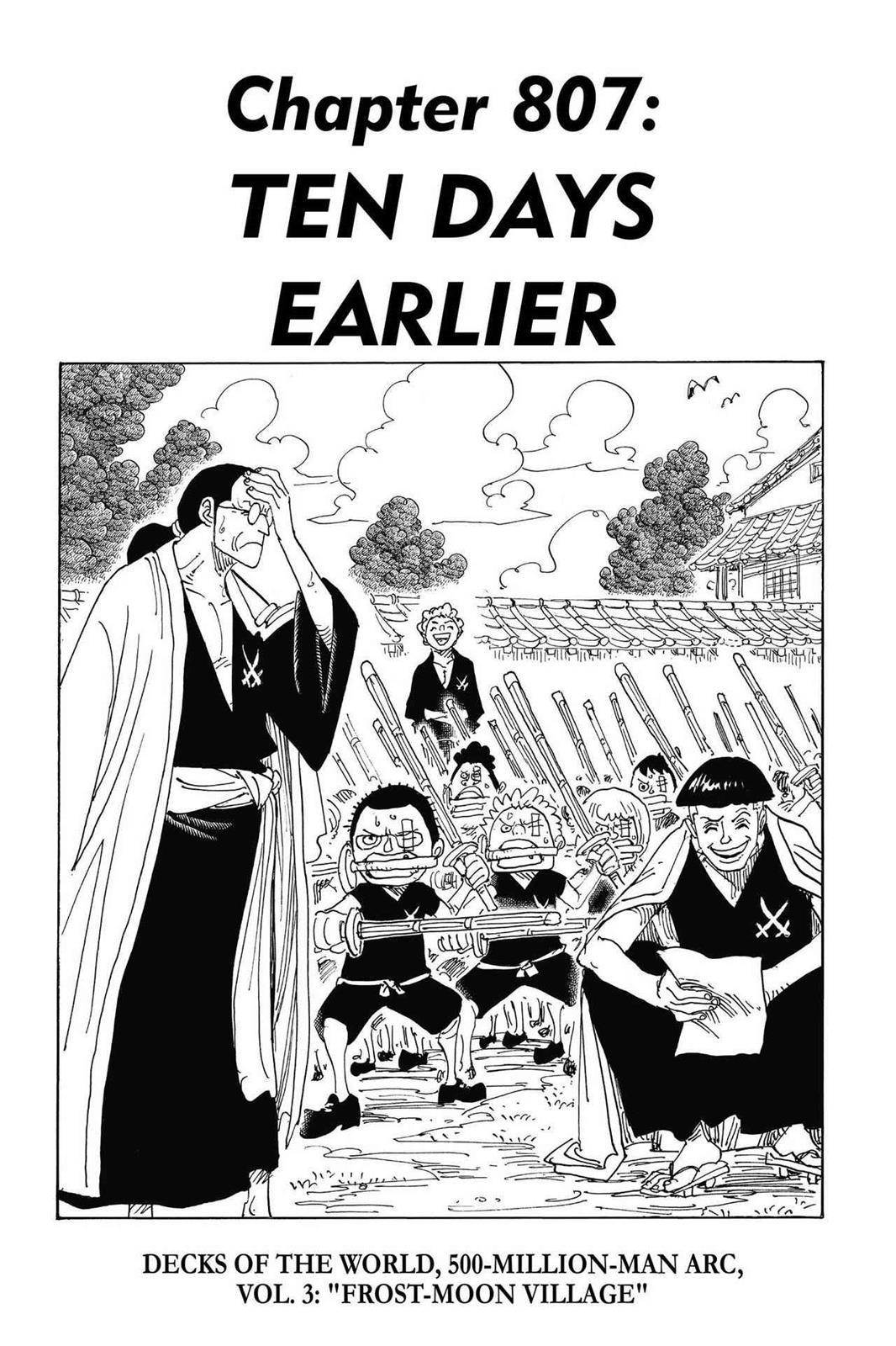 One Piece Manga Manga Chapter - 807 - image 7
