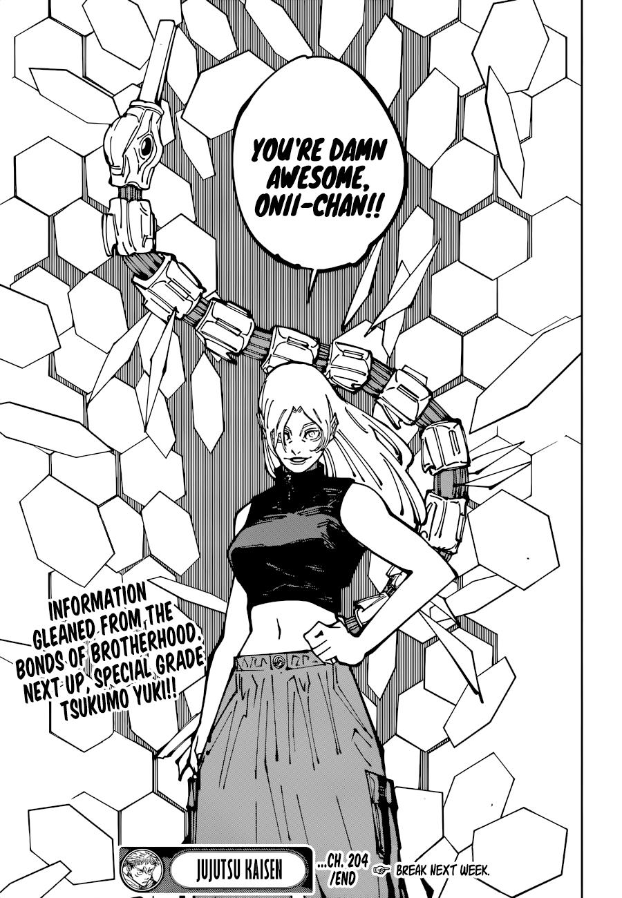 Jujutsu Kaisen Manga Chapter - 204 - image 18