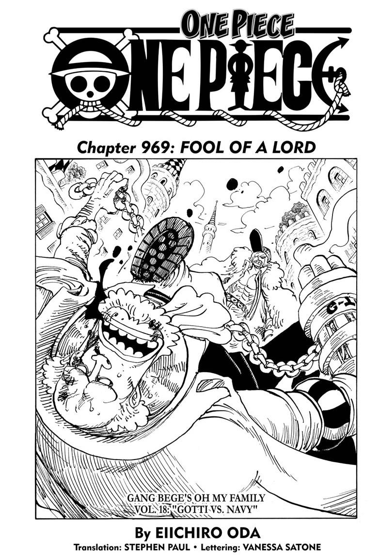 One Piece Manga Manga Chapter - 969 - image 1