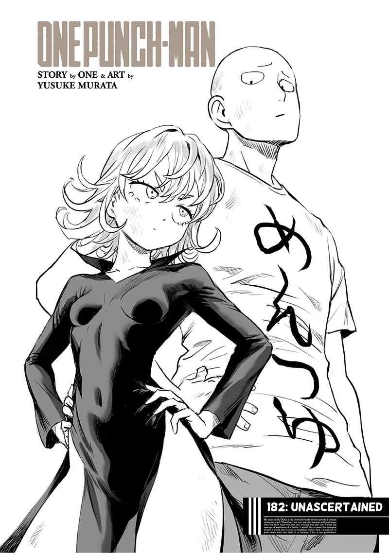 One Punch Man Manga Manga Chapter - 182 - image 1