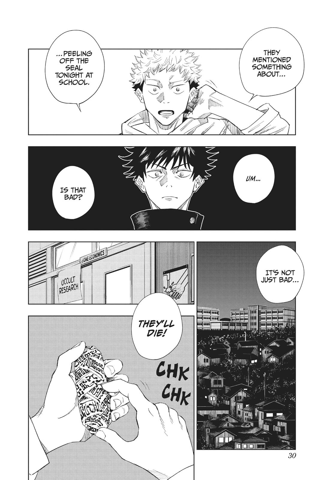 Jujutsu Kaisen Manga Chapter - 1 - image 30