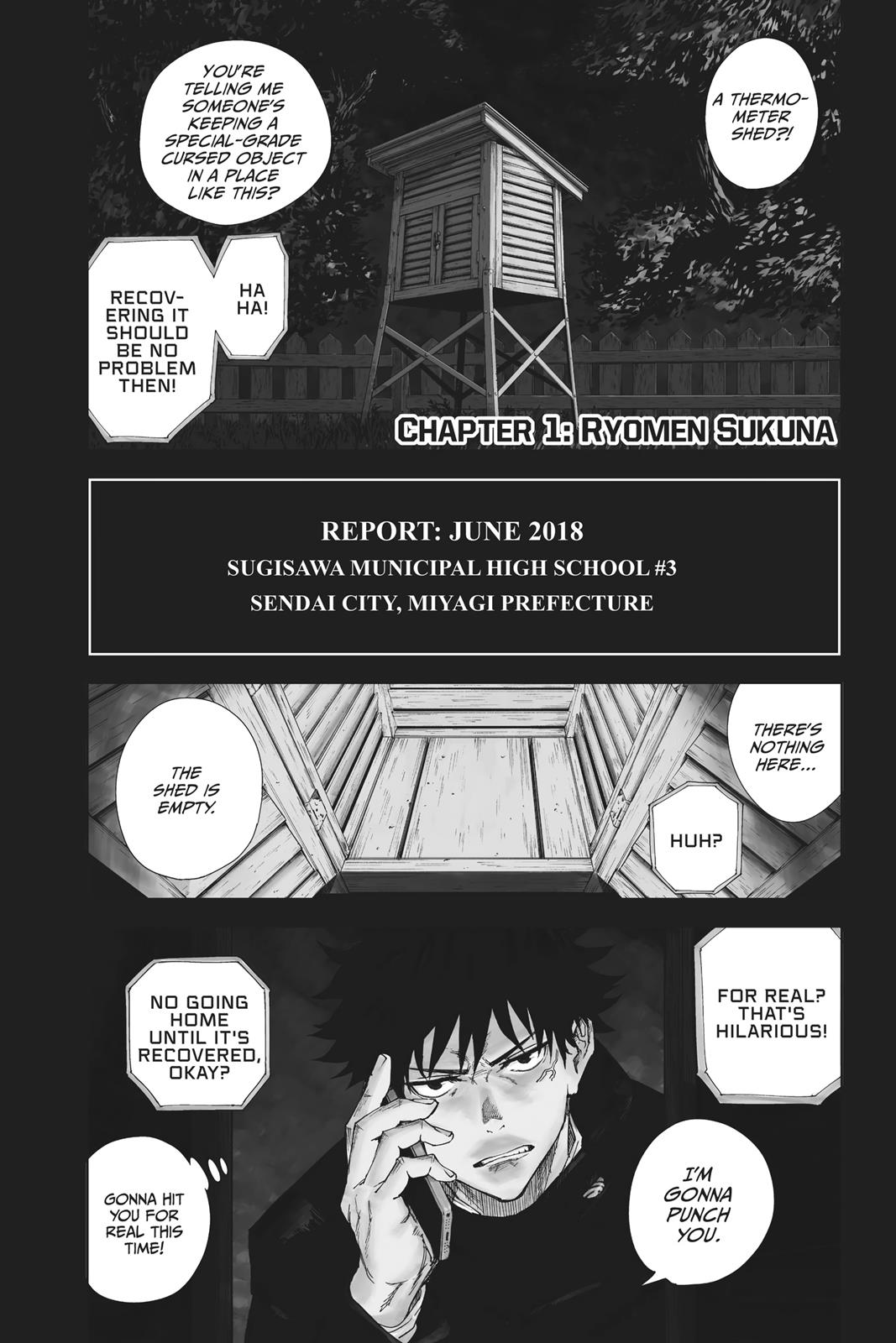 Jujutsu Kaisen Manga Chapter - 1 - image 6