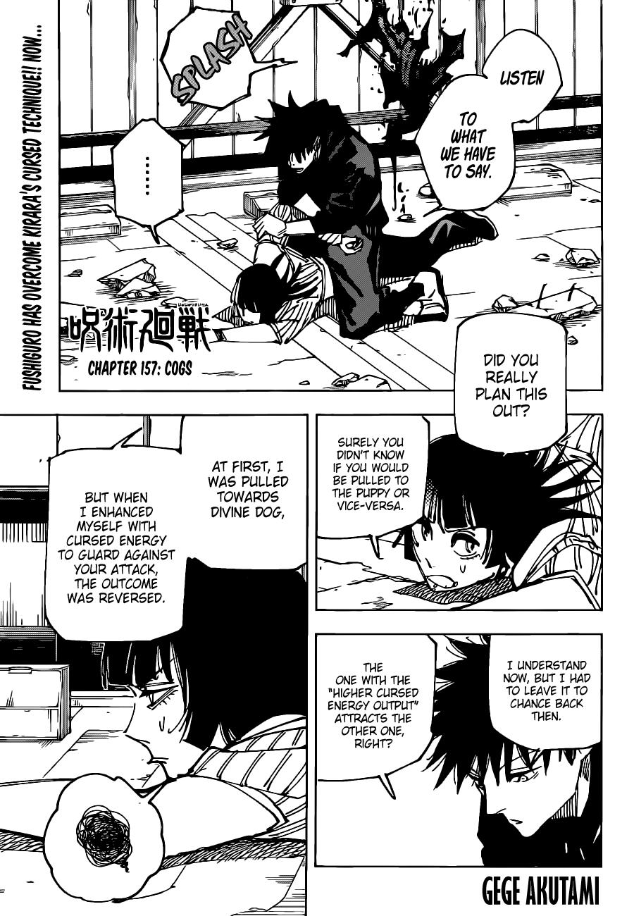 Jujutsu Kaisen Manga Chapter - 157 - image 1
