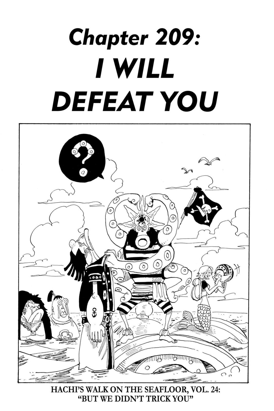One Piece Manga Manga Chapter - 209 - image 1