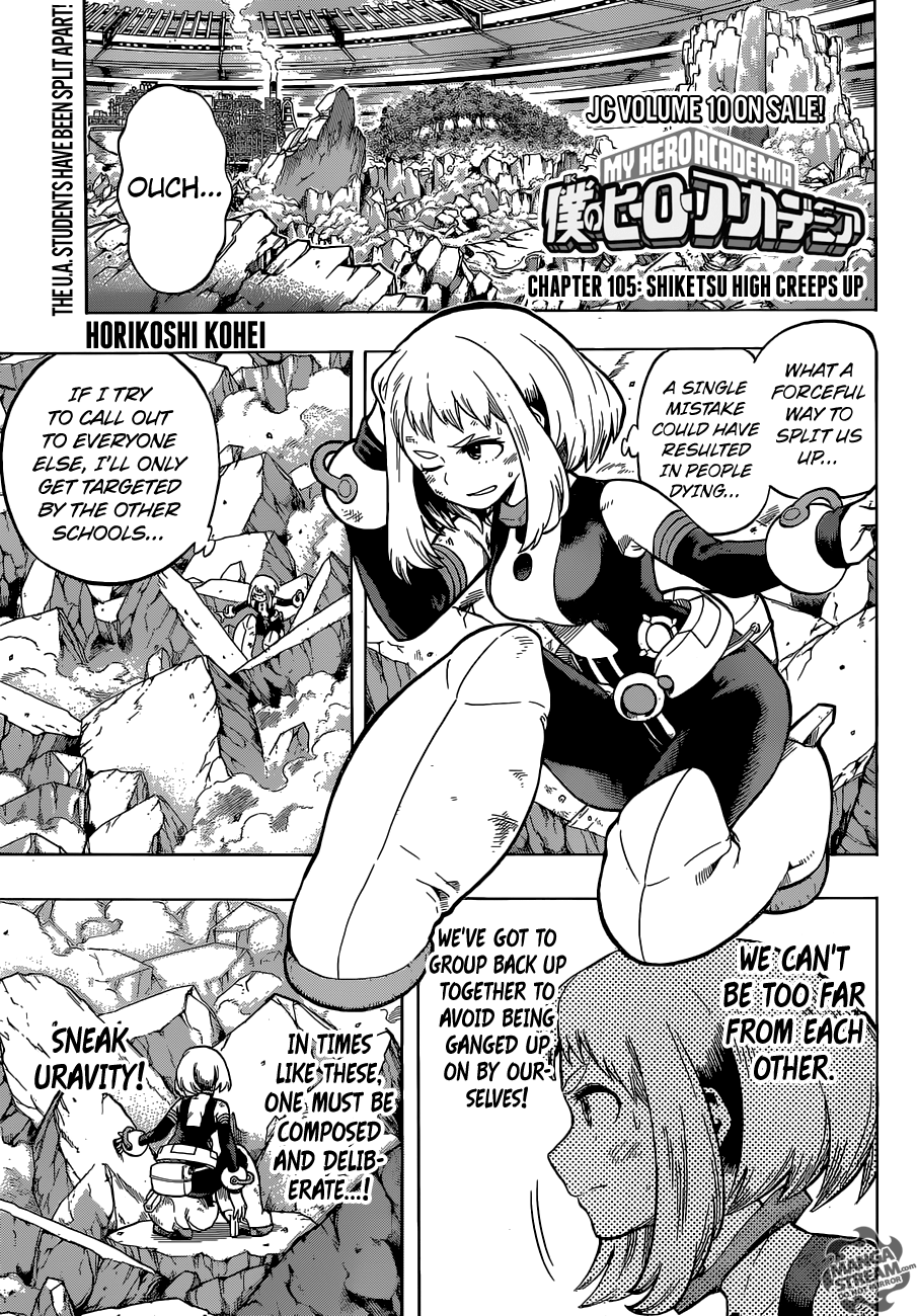 My Hero Academia Manga Manga Chapter - 105 - image 1