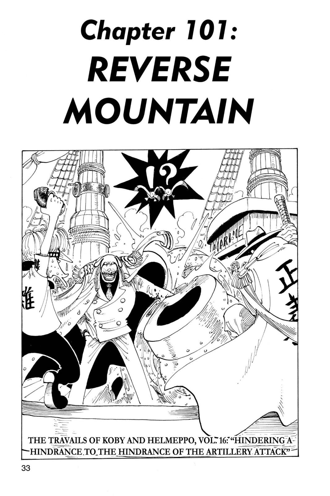 One Piece Manga Manga Chapter - 101 - image 1