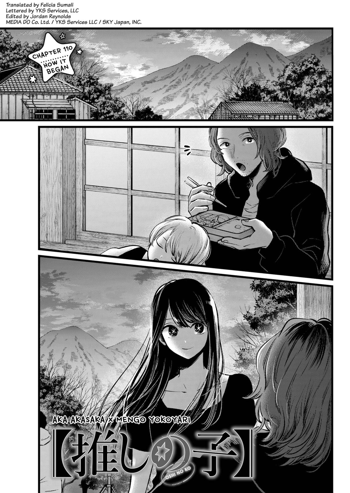 Oshi No Ko Manga Manga Chapter - 110 - image 1