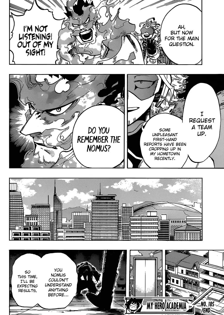 My Hero Academia Manga Manga Chapter - 185 - image 15