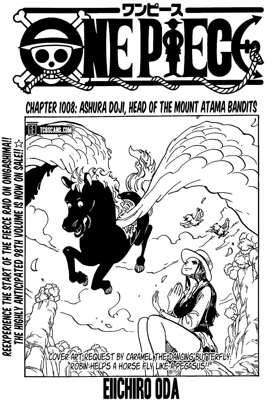 One Piece Manga Manga Chapter - 1008 - image 1