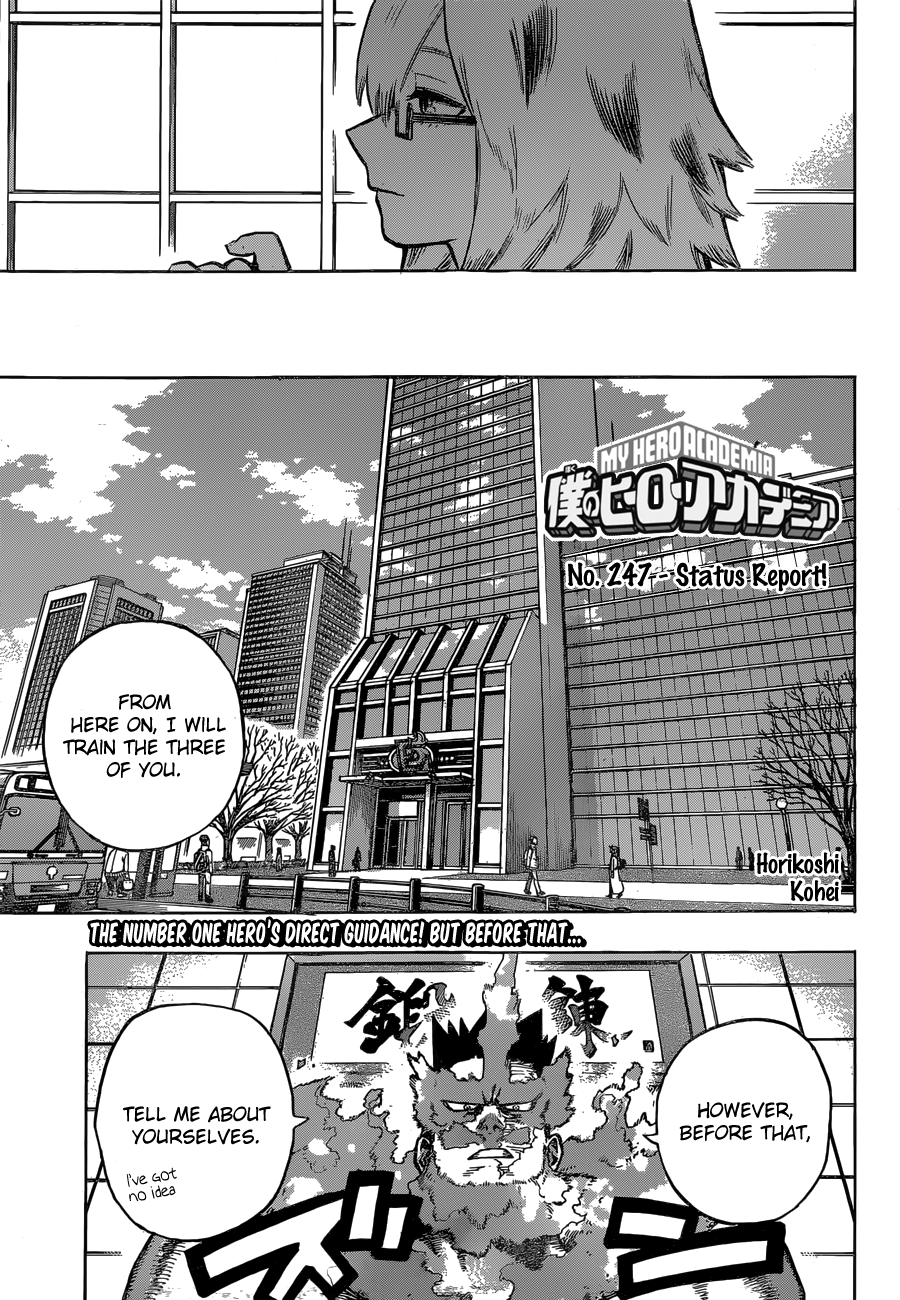 My Hero Academia Manga Manga Chapter - 247 - image 1