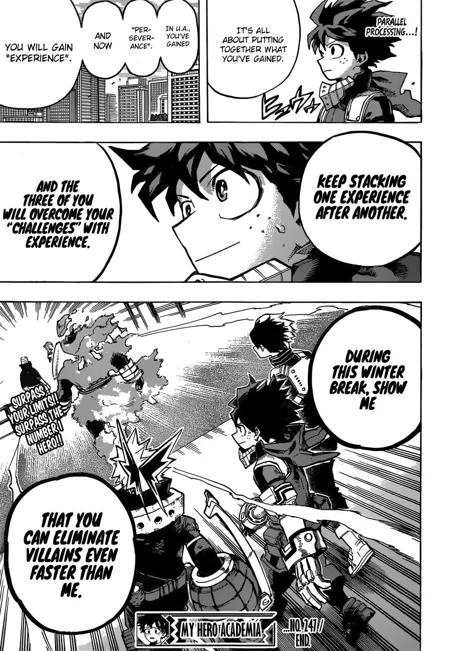 My Hero Academia Manga Manga Chapter - 247 - image 14