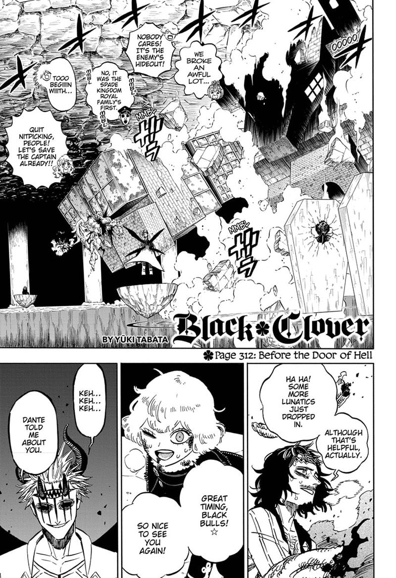 Black Clover Manga Manga Chapter - 312 - image 1