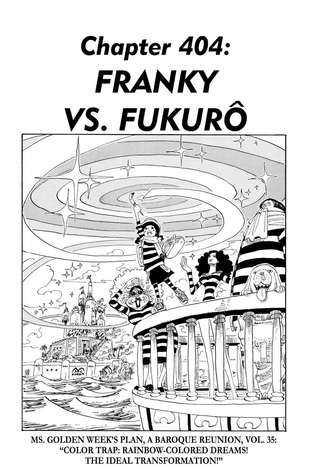 One Piece Manga Manga Chapter - 404 - image 1