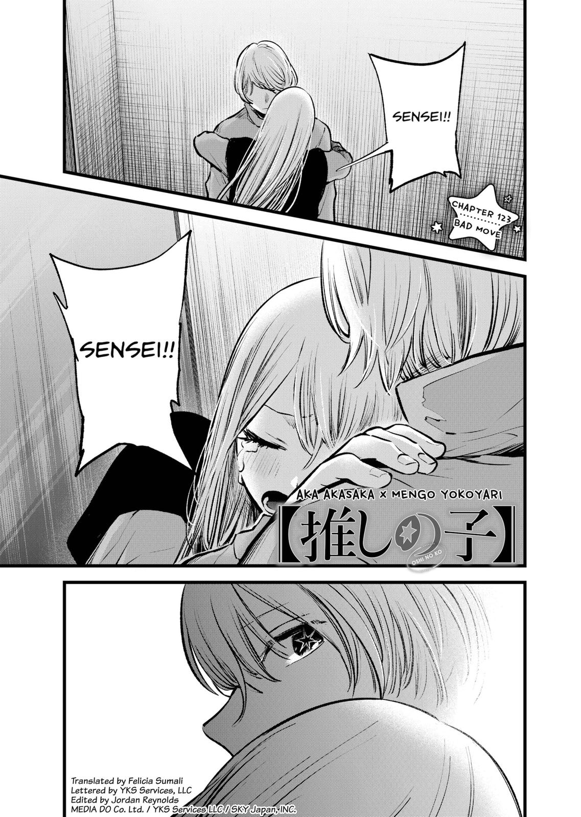 Oshi No Ko Manga Manga Chapter - 123 - image 1