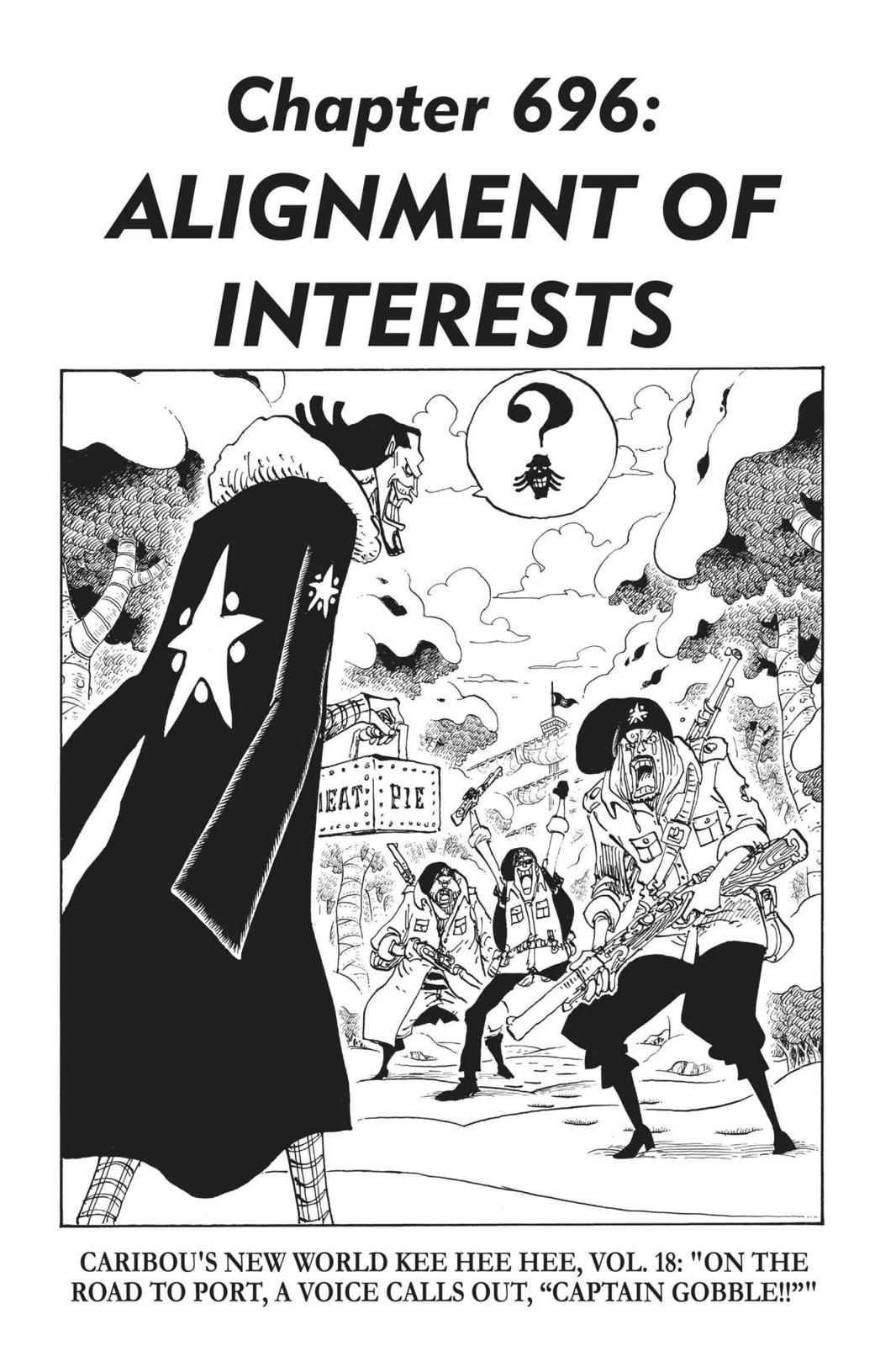 One Piece Manga Manga Chapter - 696 - image 1